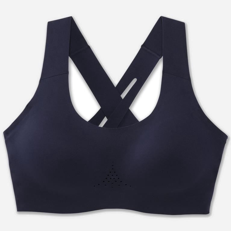 Brooks Dare Crossback 2.0 Israel - Women's Sports Running Bra - Navy (61428-ZVDC)